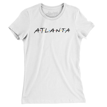 Atlanta Friends Women's T-Shirt-Allegiant Goods Co. Vintage Sports Apparel