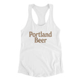 Portland Beer Women's Racerback Tank-Allegiant Goods Co. Vintage Sports Apparel