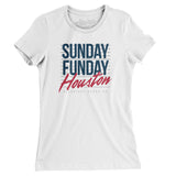 Sunday Funday Houston Women's T-Shirt-Allegiant Goods Co. Vintage Sports Apparel