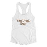 San Diego Beer Women's Racerback Tank-Allegiant Goods Co. Vintage Sports Apparel