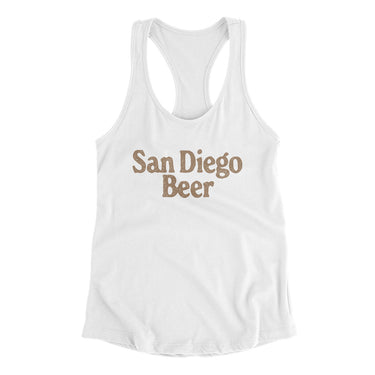 San Diego Beer Women's Racerback Tank-Allegiant Goods Co. Vintage Sports Apparel