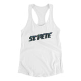 St. Pete Connect Women's Racerback Tank-Allegiant Goods Co. Vintage Sports Apparel