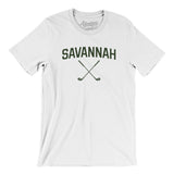 Savannah Golf Men/Unisex T-Shirt-White-Allegiant Goods Co. Vintage Sports Apparel