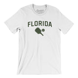 Florida Pickleball Men/Unisex T-Shirt-White-Allegiant Goods Co. Vintage Sports Apparel