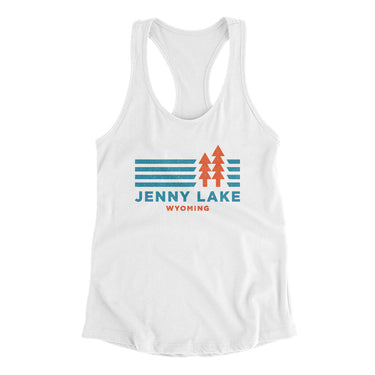Jenny Lake Wyoming in White Color
