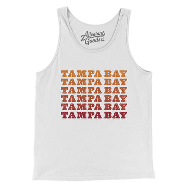 Tampa Bay Repeat Men/Unisex Tank Top-Allegiant Goods Co. Vintage Sports Apparel