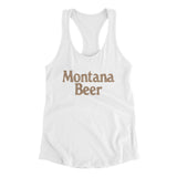 Montana Beer Women's Racerback Tank-Allegiant Goods Co. Vintage Sports Apparel