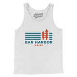 Bar Harbor Maine in White Color