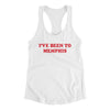 I've Been To Memphis Women's Racerback Tank-White-Allegiant Goods Co. Vintage Sports Apparel