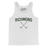 Richmond Golf Men/Unisex Tank Top-White-Allegiant Goods Co. Vintage Sports Apparel
