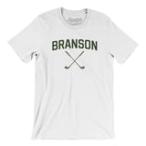 Branson Golf Men/Unisex T-Shirt-White-Allegiant Goods Co. Vintage Sports Apparel