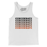 Cincinnati Repeat Men/Unisex Tank Top-Allegiant Goods Co. Vintage Sports Apparel