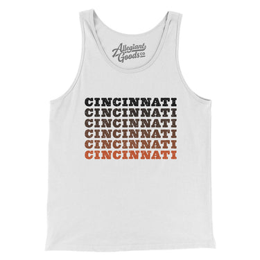Cincinnati Repeat Men/Unisex Tank Top-Allegiant Goods Co. Vintage Sports Apparel