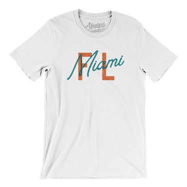 Miami Fl Overprinted Men/Unisex T-Shirt-Allegiant Goods Co. Vintage Sports Apparel