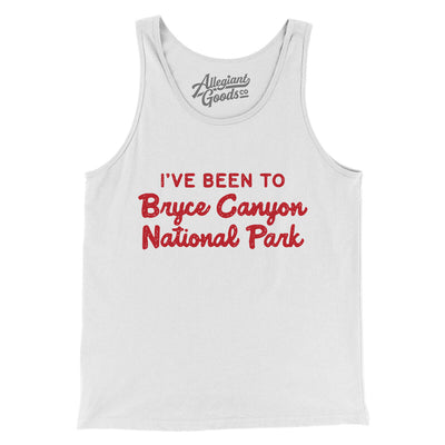 I've Been To Bryce Canyon National Park Men/Unisex Tank Top-White-Allegiant Goods Co. Vintage Sports Apparel