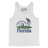 I Have A Tee Time In Florida Men/Unisex Tank Top-White-Allegiant Goods Co. Vintage Sports Apparel