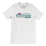 Palm Springs Mountain Sunset Men/Unisex T-Shirt-White-Allegiant Goods Co. Vintage Sports Apparel