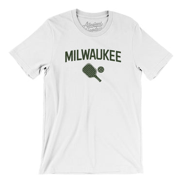 Milwaukee Pickleball Men/Unisex T-Shirt-White-Allegiant Goods Co. Vintage Sports Apparel