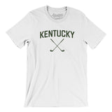 Kentucky Golf Men/Unisex T-Shirt-White-Allegiant Goods Co. Vintage Sports Apparel