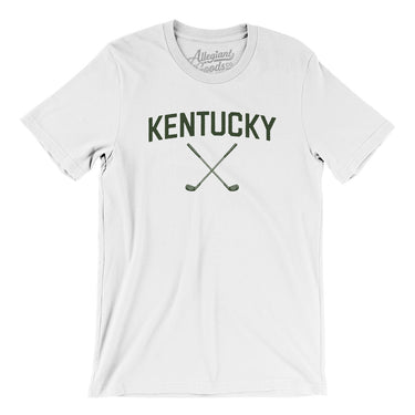 Kentucky Golf Men/Unisex T-Shirt-White-Allegiant Goods Co. Vintage Sports Apparel