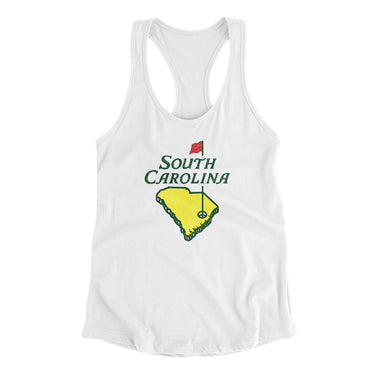 South Carolina Golf Women's Racerback Tank-Allegiant Goods Co. Vintage Sports Apparel