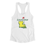 Louisiana Golf Women's Racerback Tank-Allegiant Goods Co. Vintage Sports Apparel