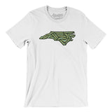 North Carolina Golf Course Men/Unisex T-Shirt-White-Allegiant Goods Co. Vintage Sports Apparel