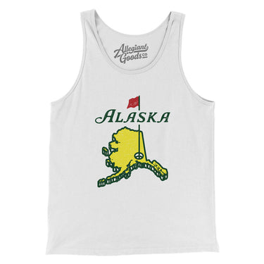 Alaska Golf Men/Unisex Tank Top-Allegiant Goods Co. Vintage Sports Apparel