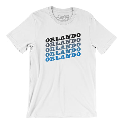 Orlando Vintage Repeat Men/Unisex T-Shirt-White-Allegiant Goods Co. Vintage Sports Apparel