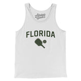 Florida Pickleball Men/Unisex Tank Top-White-Allegiant Goods Co. Vintage Sports Apparel