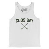 Coos Bay Golf Men/Unisex Tank Top-White-Allegiant Goods Co. Vintage Sports Apparel