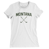 Montana Golf Women's T-Shirt-White-Allegiant Goods Co. Vintage Sports Apparel