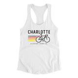 Charlotte Cycling Women's Racerback Tank-Allegiant Goods Co. Vintage Sports Apparel