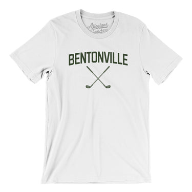 Bentonville Golf Men/Unisex T-Shirt-White-Allegiant Goods Co. Vintage Sports Apparel