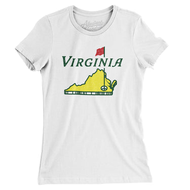 Virginia Golf Women's T-Shirt-Allegiant Goods Co. Vintage Sports Apparel