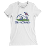 I Have A Tee Time In Massachusetts Women's T-Shirt-White-Allegiant Goods Co. Vintage Sports Apparel