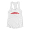 I've Been To North Carolina Women's Racerback Tank-White-Allegiant Goods Co. Vintage Sports Apparel