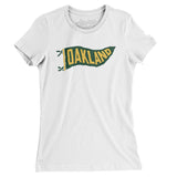 Oakland Pennant Women's T-Shirt-Allegiant Goods Co. Vintage Sports Apparel