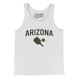 Arizona Pickleball Men/Unisex Tank Top-White-Allegiant Goods Co. Vintage Sports Apparel