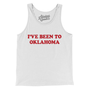 I've Been To Oklahoma Men/Unisex Tank Top-Allegiant Goods Co. Vintage Sports Apparel