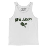 New Jersey Pickleball Men/Unisex Tank Top-White-Allegiant Goods Co. Vintage Sports Apparel