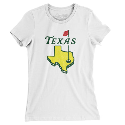Texas Golf Women's T-Shirt-White-Allegiant Goods Co. Vintage Sports Apparel