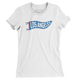 Los Angeles Pennant Women's T-Shirt-White-Allegiant Goods Co. Vintage Sports Apparel
