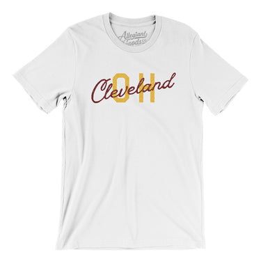 Cleveland Oh Overprinted Men/Unisex T-Shirt-Allegiant Goods Co. Vintage Sports Apparel