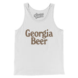Georgia Beer Men/Unisex Tank Top-White-Allegiant Goods Co. Vintage Sports Apparel