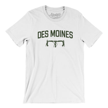 Des Moines Cycling Men/Unisex T-Shirt-White-Allegiant Goods Co. Vintage Sports Apparel