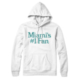 Miami's Number 1 Fan Hoodie-Allegiant Goods Co. Vintage Sports Apparel