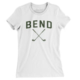 Bend Golf Women's T-Shirt-White-Allegiant Goods Co. Vintage Sports Apparel