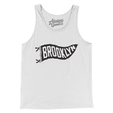 Brooklyn Pennant Men/Unisex Tank Top-Allegiant Goods Co. Vintage Sports Apparel