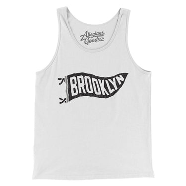 Brooklyn Pennant Men/Unisex Tank Top-Allegiant Goods Co. Vintage Sports Apparel